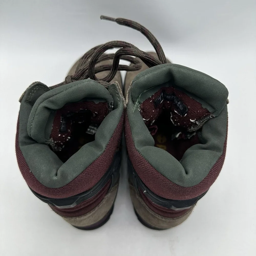 Timberland 95316 Men's 7M Brown Leather Hiking Boots‎ Trail Vintage High Top